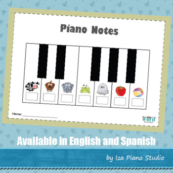 Preview of Piano Notes