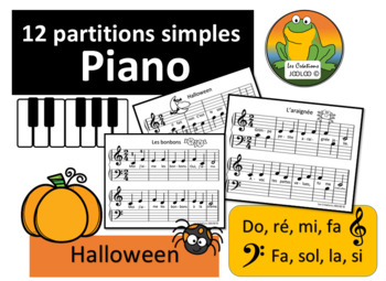 Preview of Piano - Partitions - Halloween
