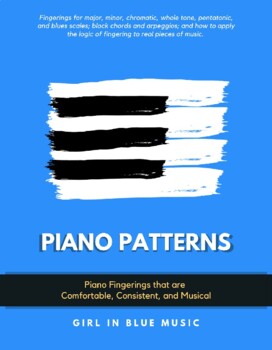 Preview of Piano Patterns: Fingerings for Scales, Chords, and Arpeggioes