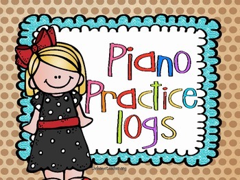 Preview of Piano Practice Logs