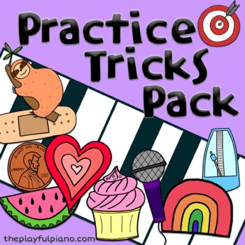 Preview of Piano Practice Tricks Pack