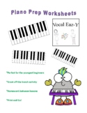 Piano Prep Worksheets for Beginners