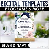 Piano Recital Template - Recital Programs, Certificates, a