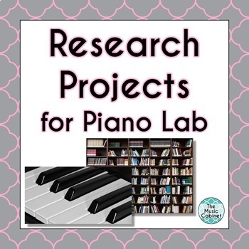 Preview of Piano Research Projects for Keyboard Lab or Class Piano