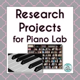 Piano Research Projects for Keyboard Lab or Class Piano