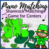 Piano Shamrock Matching Game for Spring Music Centers