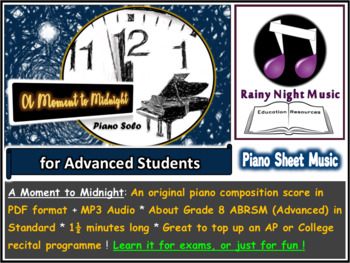 Preview of Music Performance Original Piano Sheet Music