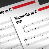 Piano Technique Exercise: Warm-Up in C Major