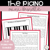 Piano Worksheets and Lessons Mini Bundle