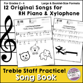 Piano and Xylophone Music Song Book