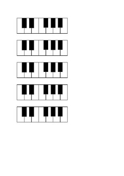 Preview of Piano keys