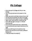 Pic collage instructions