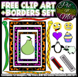 Clip Art and Borders Set FREE