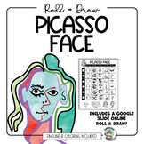 Picasso Face Portrait Drawing & Art History  Research Lesson