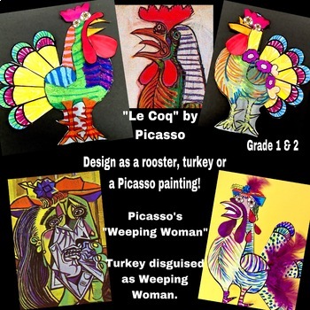 Picasso Turkey Art For Kids - Little Bins for Little Hands