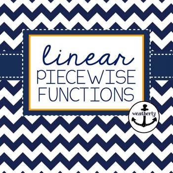 Preview of FUNCTIONS - Piecewise Linear Functions