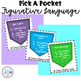 Pick A Pocket Figurative Language for Speech Therapy, ESL