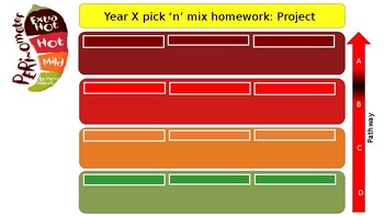 Preview of Pick N Mix HW template