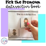 Pick The Pronoun Interactive Book with Boom Cards™ for Spe