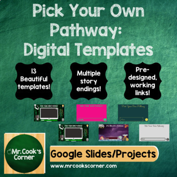 Preview of Pick Your Own Pathway Project -  Digital Templates (Language Arts)