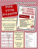 Pick Your Passion - Independent Research Unit