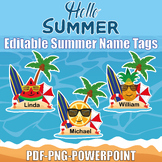 Pick Your Perfect Fruit! Editable Summer Name Tags