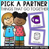 Partner Pairing Cards for Group Work Activities