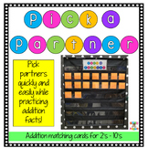 Pick a Partner Matching Game-Addition