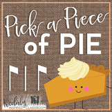 Pick a Piece of Pie Rhythm Game: syncopa