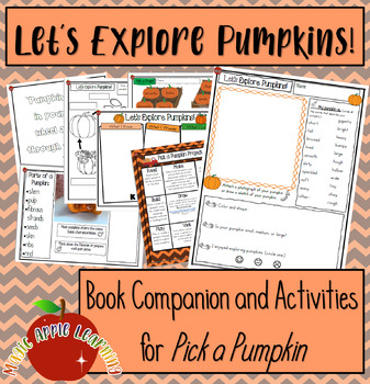 Preview of Pick a Pumpkin Book Companion 