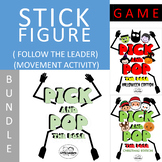 STICK FIGURE Movement Activity Bundle - Pick and Pop the Pose