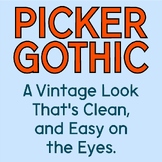 Picker Gothic Font
