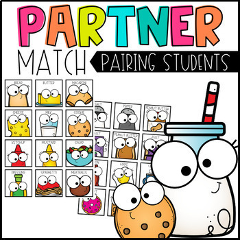 Partner Pairing Cards [Matching Pairs]  Partner cards, Things that go  together, Teaching activities