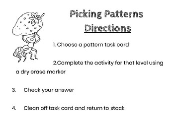 Preview of Picking Patterns