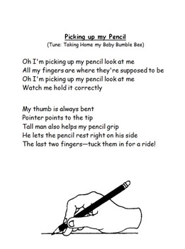 Preview of Picking Up My Pencil Poem