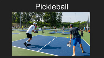 Preview of Pickleball Powerpoint and Guided Notes