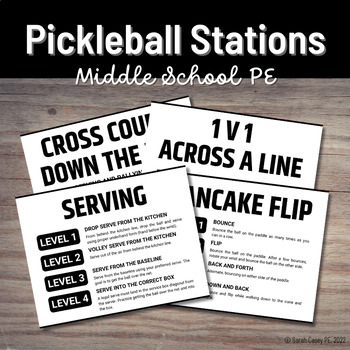Preview of Pickleball Stations: Improve Your Pickleball Skills