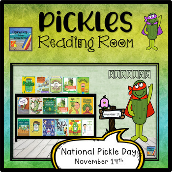 Preview of Digital Pickles Day Reading Room & Padlet