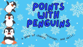 Preview of Picky Penguin (Winter Classroom Game) For Any Content and Material