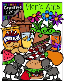 Preview of Picnic Ants {Creative Clips Digital Clipart}