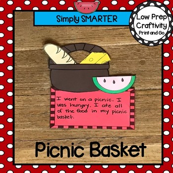 Preview of Picnic Basket Writing Cut and Paste Craftivity