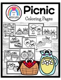 Picnic Coloring Pages Booklet - Camping, Summer, Picnic, B