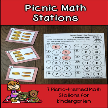 Preview of Picnic Math Stations