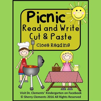 Preview of Summer | Picnic Reading Comprehension Passage | Fill in the Blank | Writing