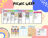 Picnic Week Themed Lesson Plan | Printable Toddler and Pre