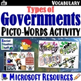 Government PictoWord Activity | FUN Vocab Practice | Micro