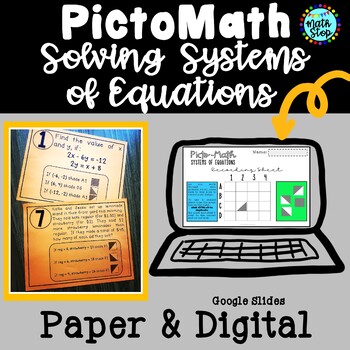 Preview of Solving Systems of Equations All Methods & Application | PAPER & DIGITAL