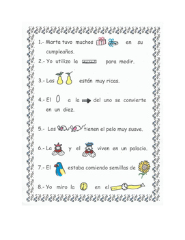 Palabras Con R Y Rr Worksheets Teaching Resources Tpt