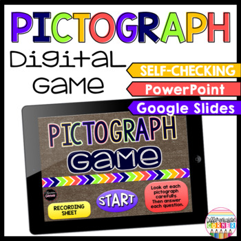 Preview of Pictograph Activity Game Google Classroom™ & PowerPoint™