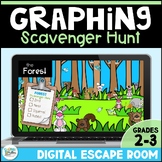 Spring Scavenger Hunt - Pictograph & Bar Graph Practice Di